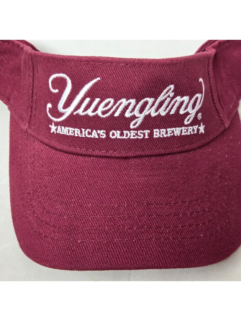 Yuengling Brewery Adjustable Visor Beer Advertise Bar Ad Breweriana Cap Beach